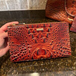 Brahmin Daisy Wristlet, Pecan Melbourne